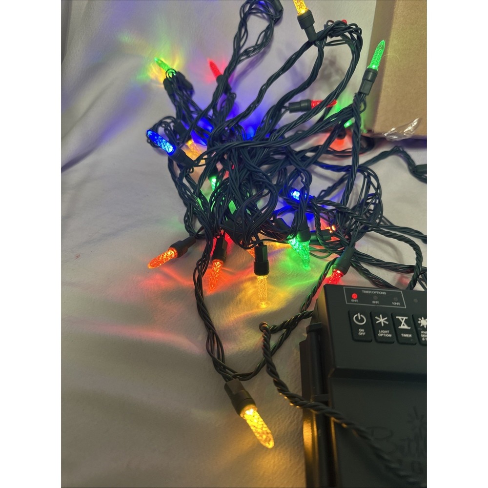 2-Pack Bethlehem Lights Mini Faceted 17FT Battery LED String Lights SEALED BOXES